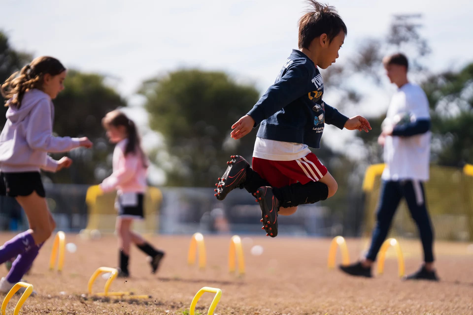 Ovens Football Group Training Session