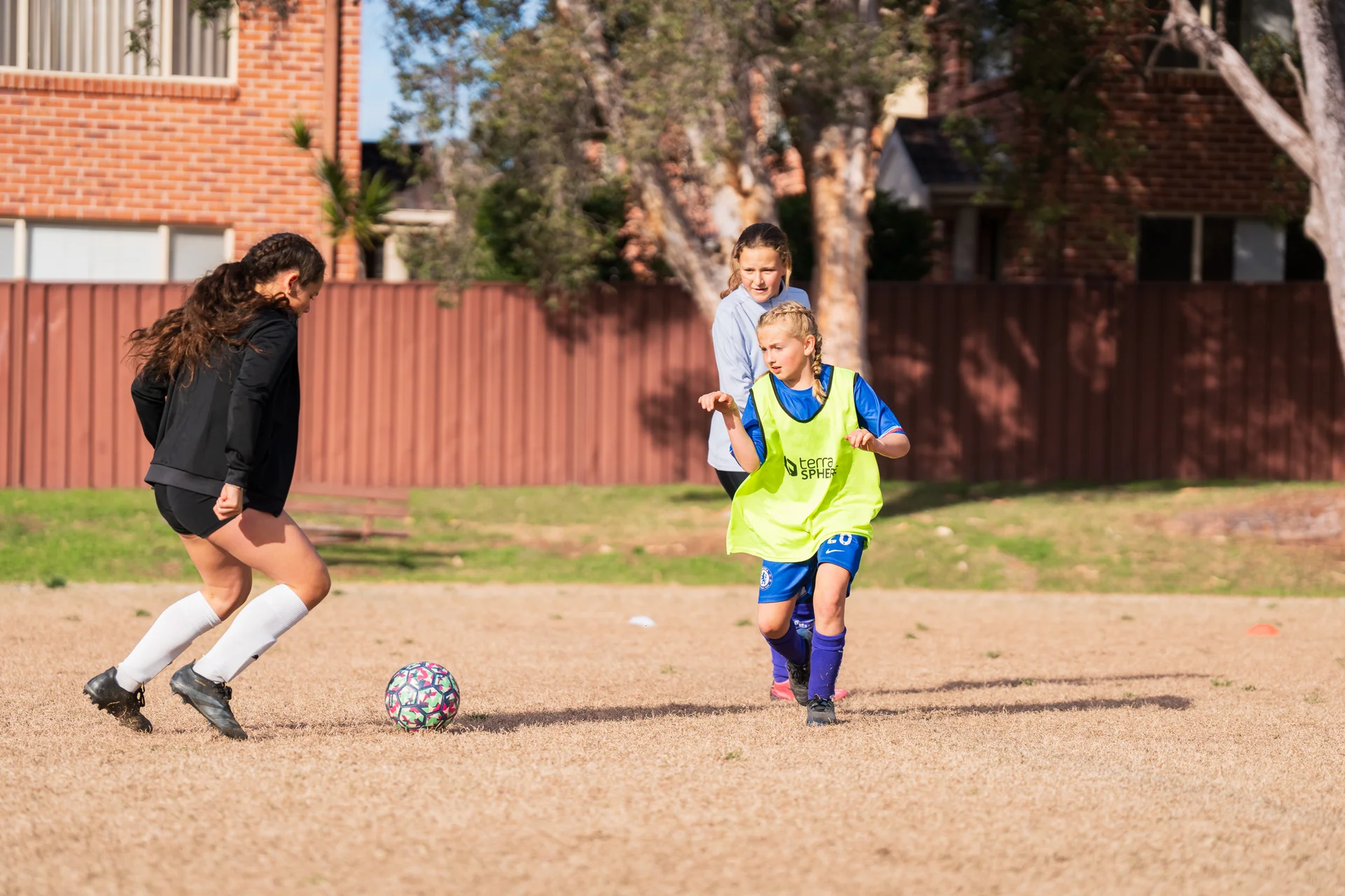Football training gallery
